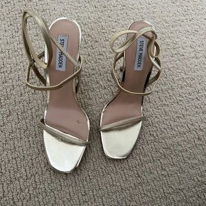 Steve Madden Gold Heels